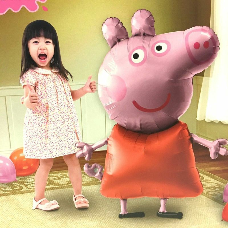 Bong bóng hình heo  3D kích thước 32&quot; dùng để trang trí tiệc sinh nhật