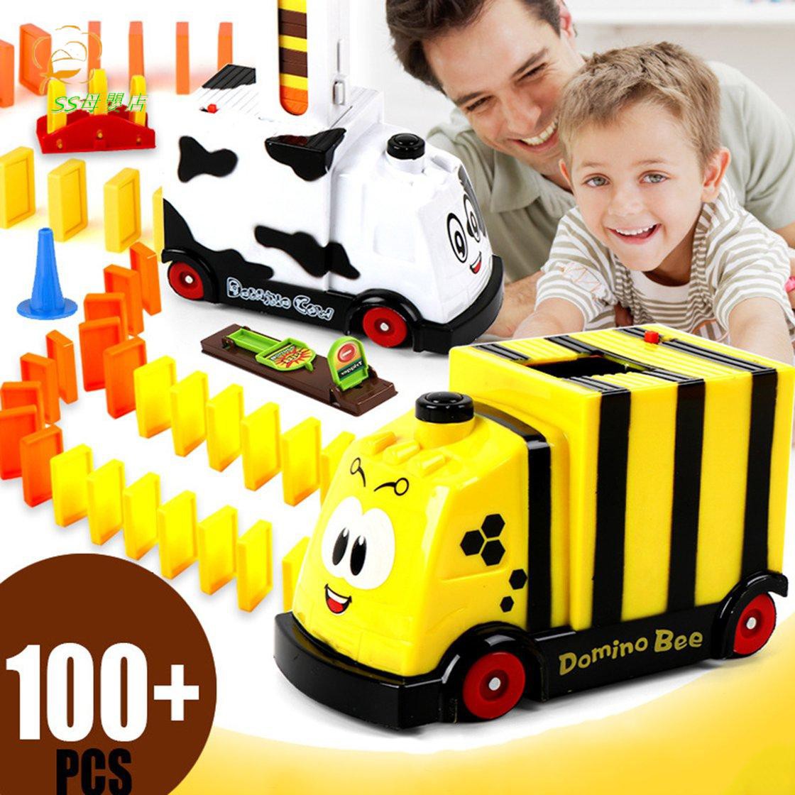 Bộ 20 Miếng Domino Hình Xe Lửa Màu Ngẫu Nhiên Cho Bé Màu Sắc