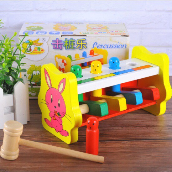 🐹Trò chơi đập chuột bằng gỗ – đồ chơi thông minh giúp bé phát triển toàn diện