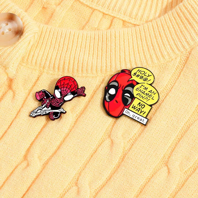 Pin cài áo Người nhện & Deadpool Marvel Series - GC129