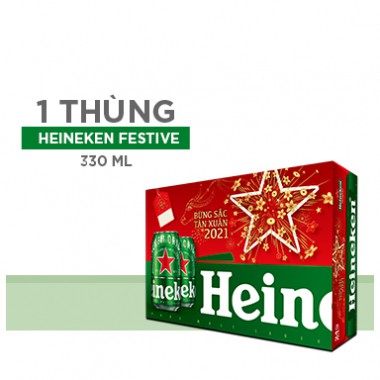 Thùng 24 Lon Bia Heineken 330ml