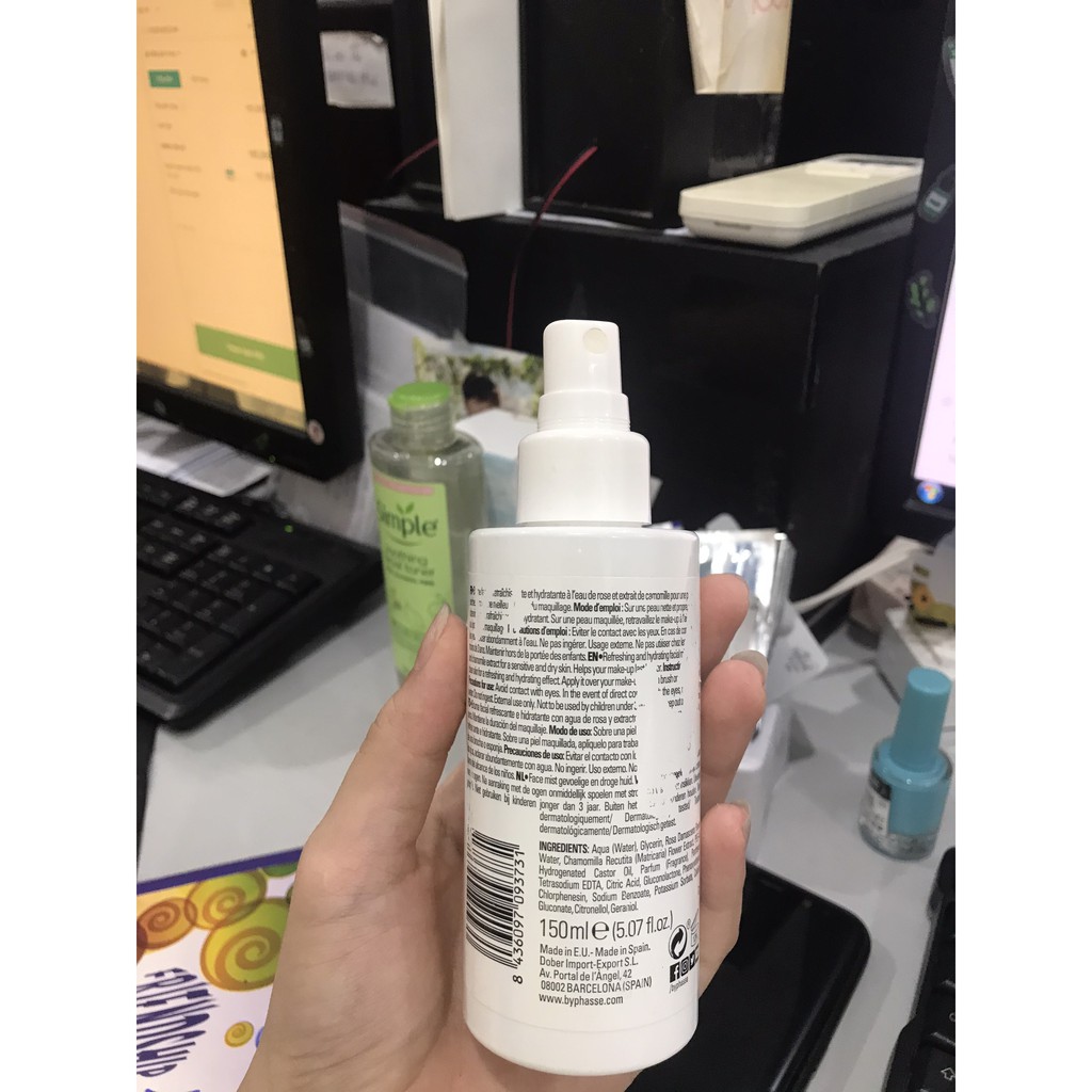 XỊT KHOÁNG KHÓA NỀN BYPHASSE FIX MAKE UP LONG LASTING 150ML