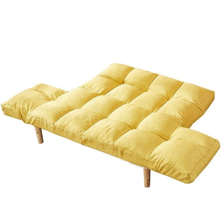 Ghế sofa lười Tatami Đôi Căn hộ nhỏ gấp phòng ngủ Ban công Màu đỏ thuần Giường đơn giản