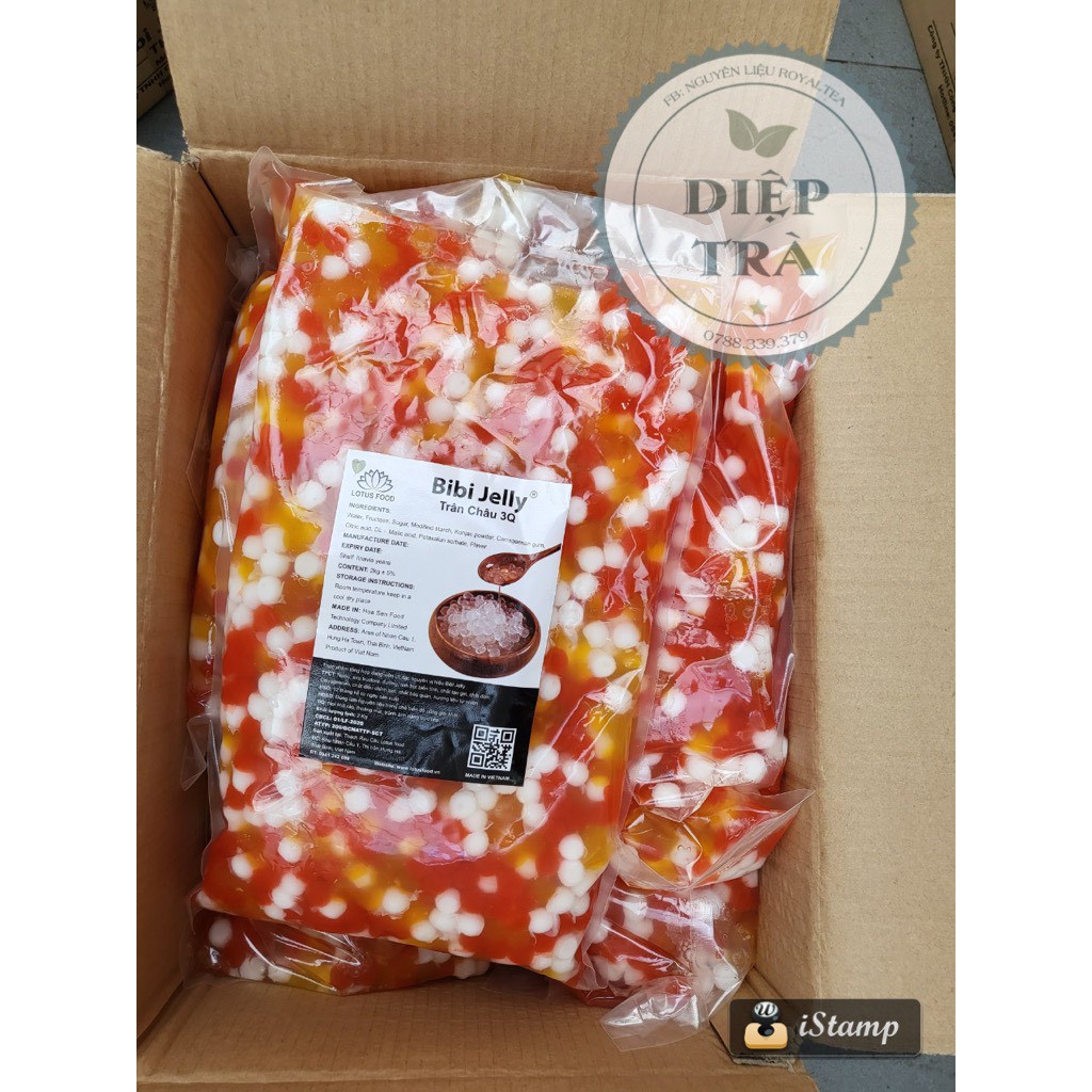Thạch Trân Châu 3Q BiBi Jelly Việt Nam 2kg