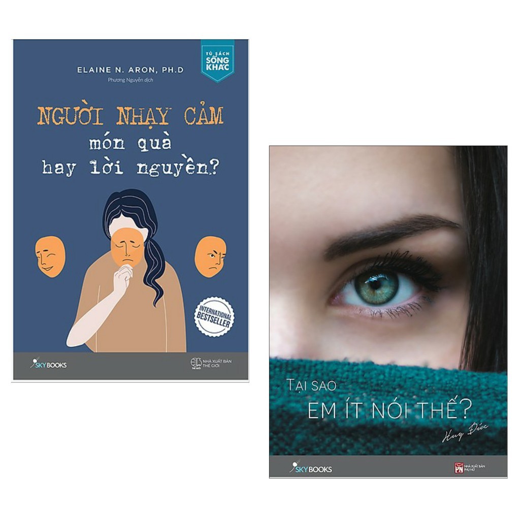 [Mã LIFEXANH24 giảm 10% đơn 99K] Sách - Combo Người Nhạy Cảm - Món Quà Hay Lời Nguyền và Tại Sao Em Ít Nói Thế?