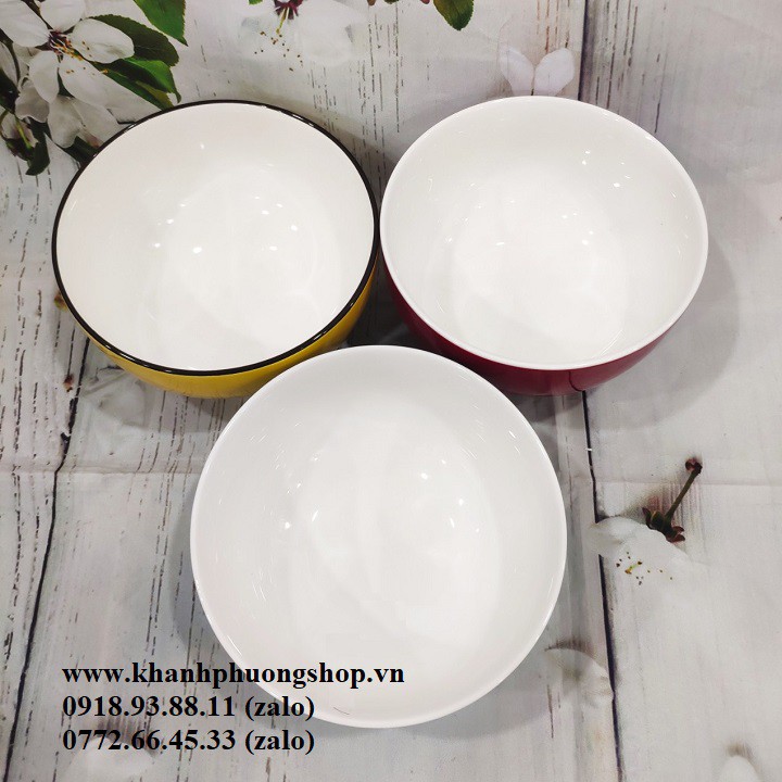 Tô sứ nhiều màu - tô sứ