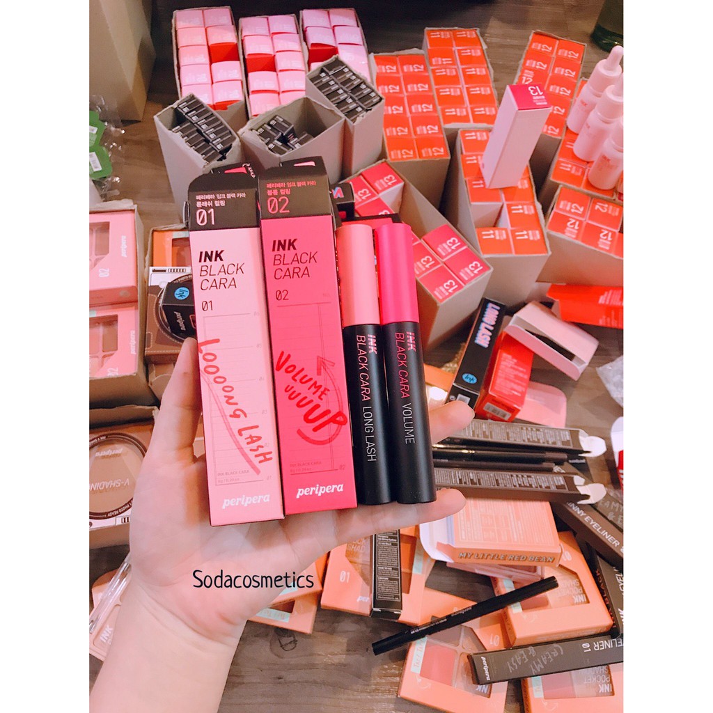 MASCARA PERIPERA INK BLACK CARA