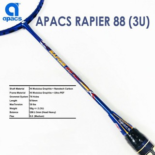 VỢT CẦU LÔNG APACS RAPIER 88
