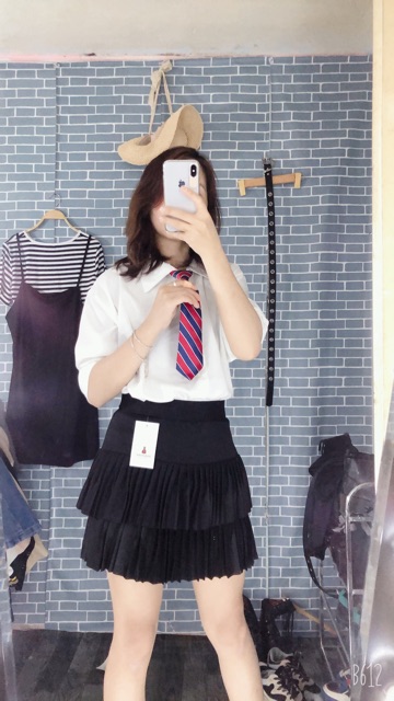 Chân váy xếp li hai tầng⚡️FREESHIP EXTRA⚡️ | BigBuy360 - bigbuy360.vn