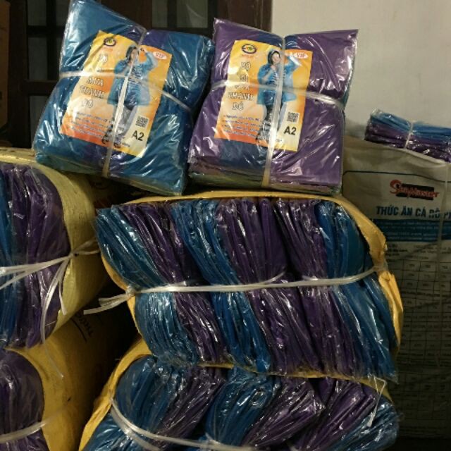Bịch 10 Bộ Áo Mưa A2 Đẹp