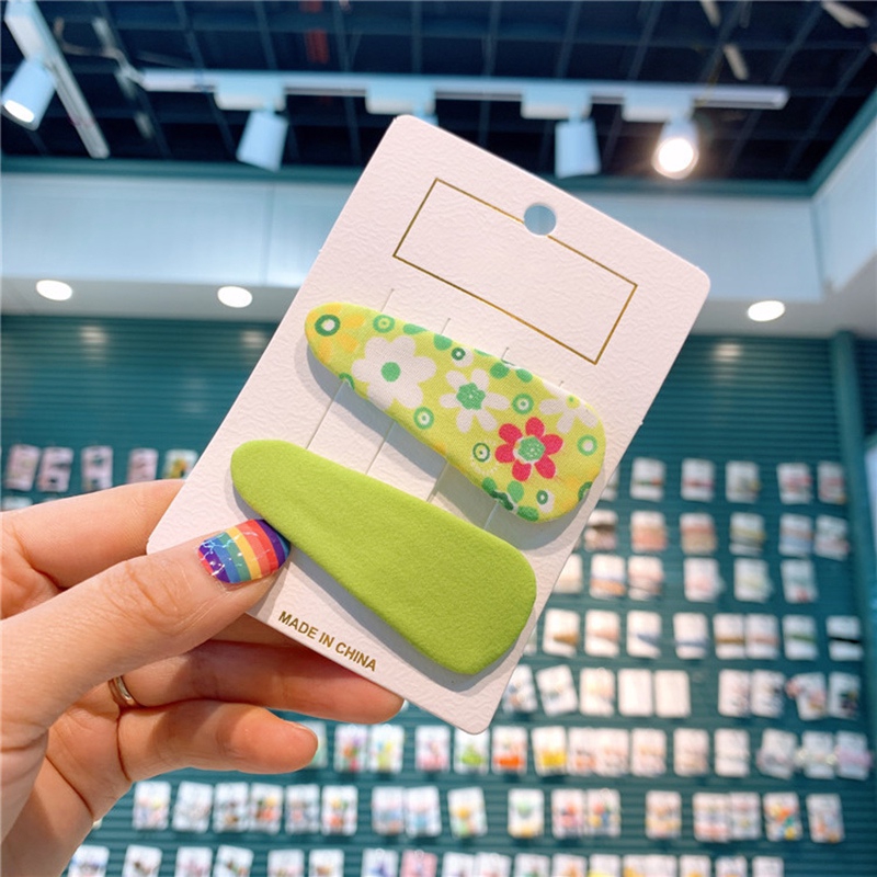 Kẹp Tóc Vải Hoa Xinh Xắn Dành Cho Bé Gái