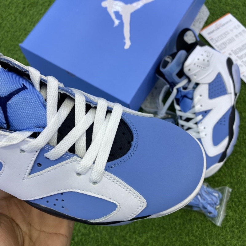 GIÀY JD5 UNIVERSITY WHITE BLU LAI AU