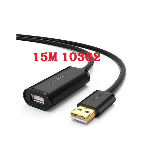 Cáp máy in USB 15m chính hãng Ugreen 10362 có IC khuếch đại