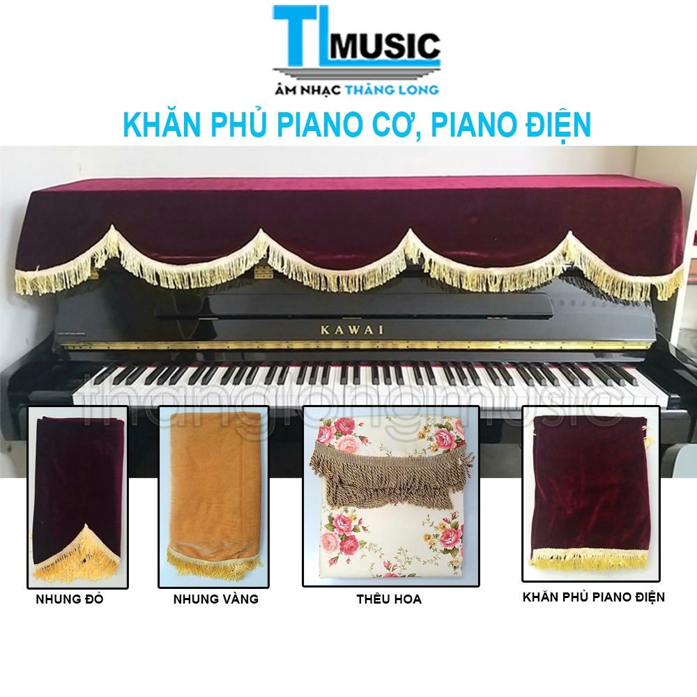 Khăn Phủ Nắp Đàn Piano Cơ