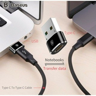 [Ảnh Thật] OTG USB to Type C hãng Baseus,RoCk ( Adapter/Converter Usb Type A to Usb Type C)