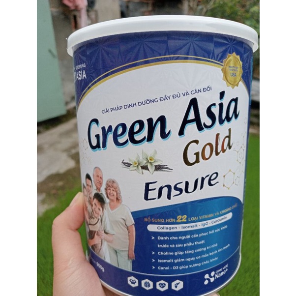 Sữa Green Asia Gold Ensure 900g dinh dưỡng và phục hồil