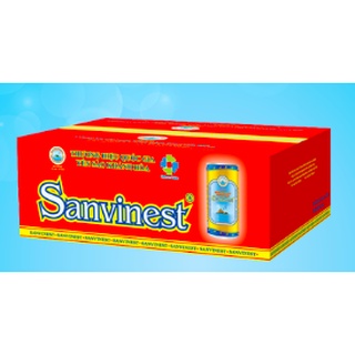 THÙNG 30 LON ( x 190ML) NƯỚC YẾN SÀO SANEST/ SANVINEST KHÁNH HÒA