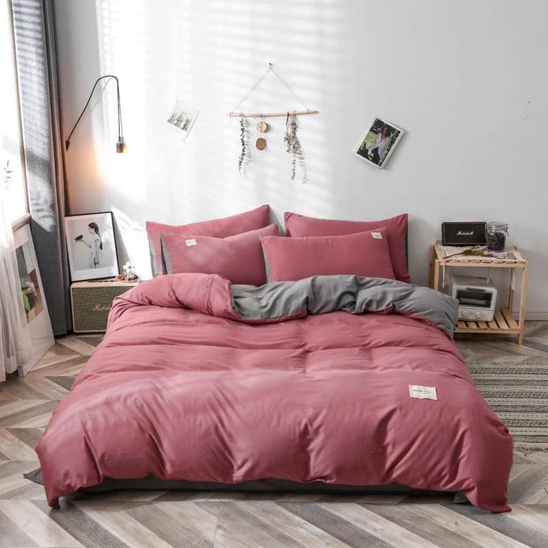 Trọn bộ Vỏ Chăn Ga Gối nhập khẩu Coton tici cao cấp chất đẹp