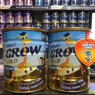 Sữa bột Abbott Grow Gold 3+\\6+ ( hộp 900g-1700g) date 2023