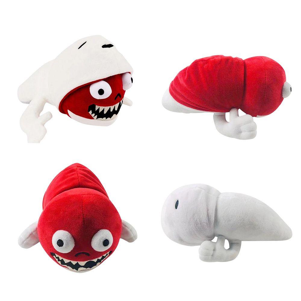 LANFY Gối Ôm Nhồi Bông Mềm Mại Hình Sâu Hai Mặt Vui Nhộn