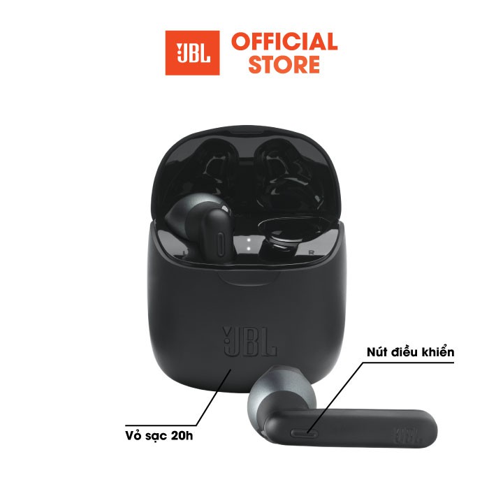 [HÀNG CHÍNH HÃNG] Tai nghe Bluetooth JBL Tune 225TWS | Kết nối không rối ren | Thời lượng pin 25h| JBL Pure Bass