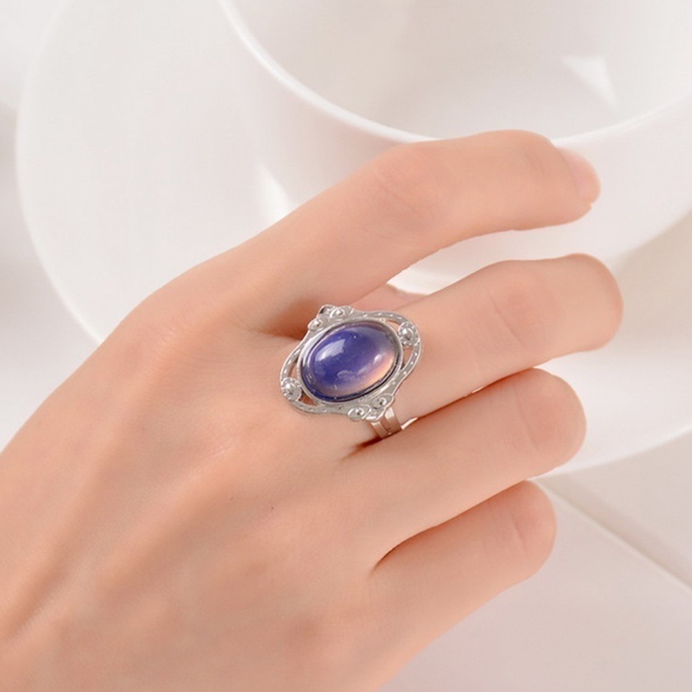 Nhẫn tay thay đổi màu sắc theo tâm trạng thời trang độc đáo