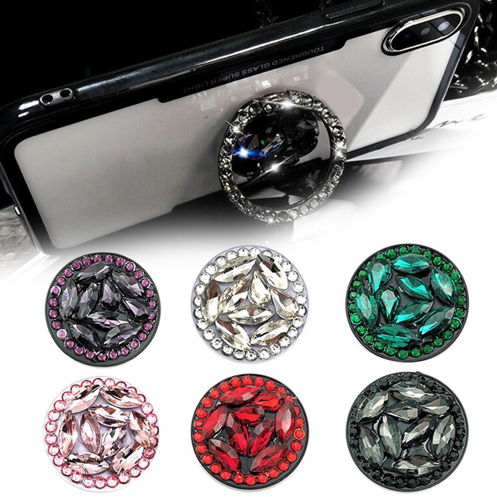 Khuyên Đỡ Điện Thoại Đính Đá Nhân Tạo Lấp Lánh