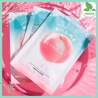 Mặt nạ quả đào dưỡng da trắng sáng hồng hào mịn màng se khít lỗ chân lông mặt nạ nội địa trung