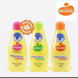 SỮA TẮM GỘI TRẺ EM 2 IN 1 WESSER 200ML