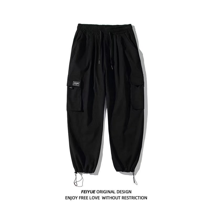 Quần Dài Dáng Rộng Nhiều Túi Phong Cách Hip Hop Đường Phố Cho Nam Giới size M-3XL