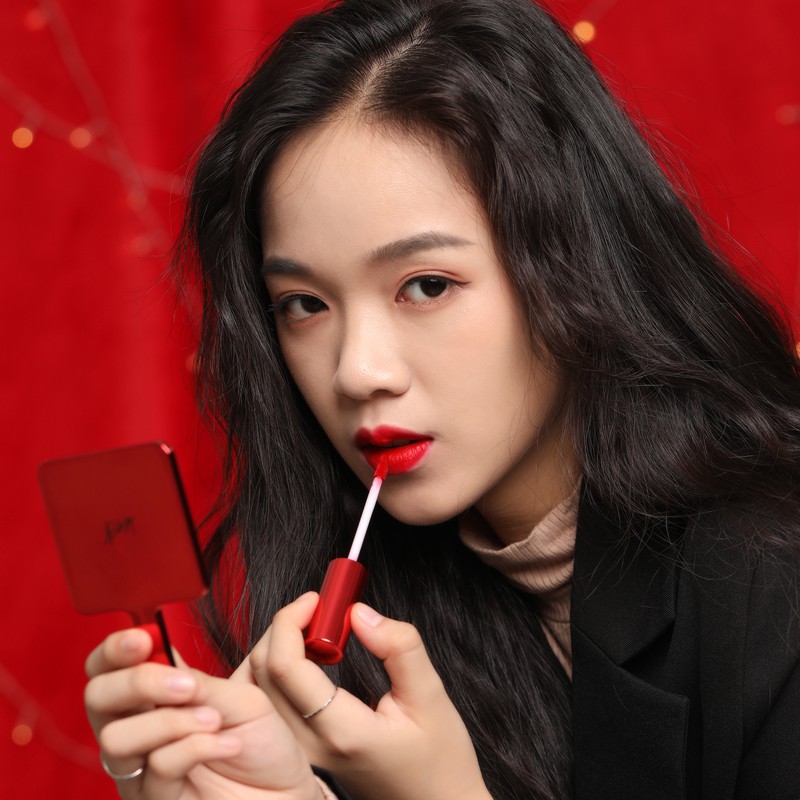 Son kem lì Bbia Last Velvet Lip Tint Version 7 RED SCANDAL - 32 Grand Scandal - Màu Đỏ Tươi Ánh Hồng 5g