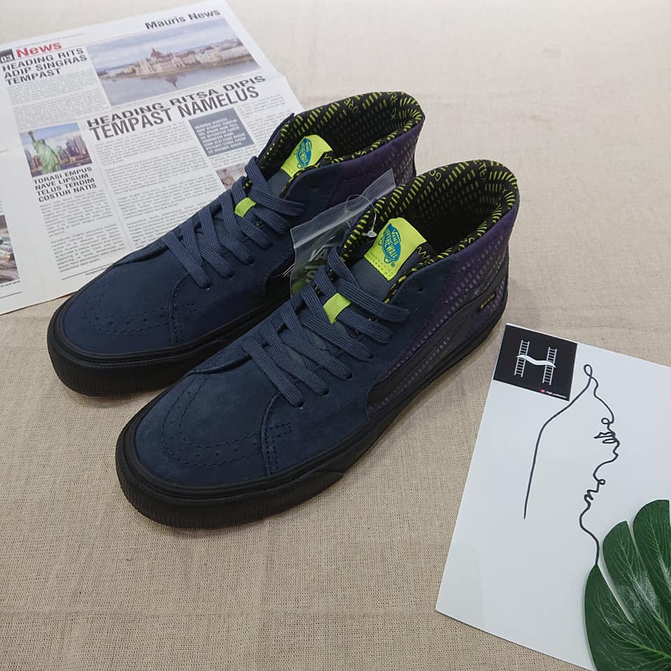 Giày Vans Gore-tex cổ lửng màu mực tím Ấn Độ