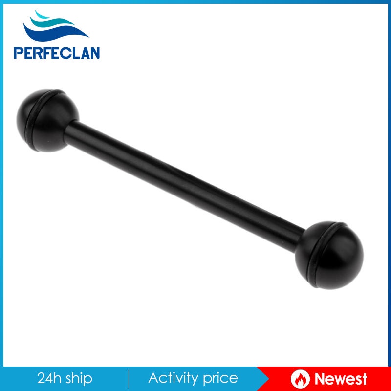 Giá đỡ cánh tay bi kép bằng nhôm cho đèn camera chụp ảnh lặn dưới nước | BigBuy360 - bigbuy360.vn
