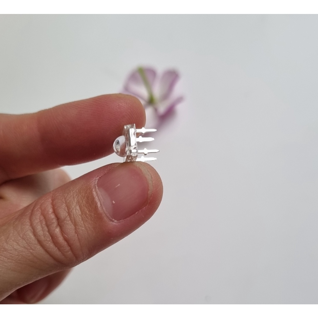 Led High Flux vuông 4 chân đầu bóng 5mm siêu sáng