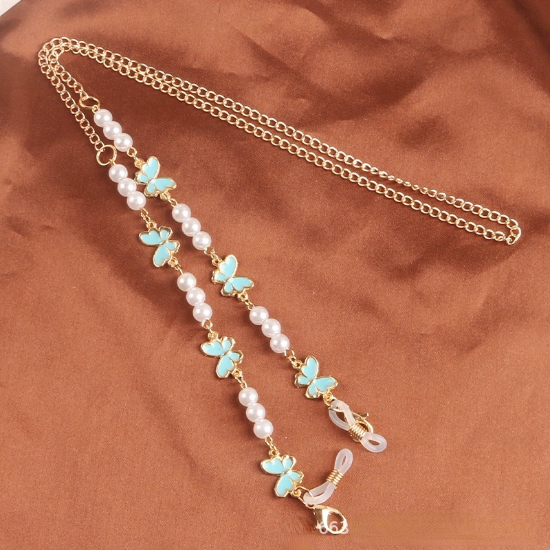 [Hàng mới về] Dây đeo mắt kính chống thất lạc hình bướm 68cm