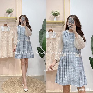 [V902] VÁY DẠ TWEED