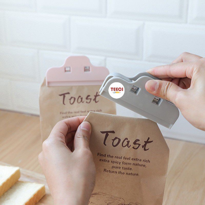 &lt;Video Review&gt; Kẹp Miệng Túi Bảo Quản Thực Phẩm Giữ Giấy Ghi Chú Tài Liệu Đánh Dấu Sách Thức Ăn Bim Bim Gia Vị U096