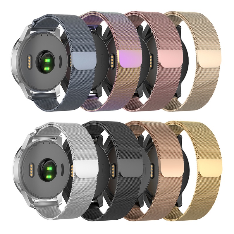 Dây đeo đồng hồ bằng thép 18mm mạnh mẽ cho HR -Fossil Q Gen 3 Venture/Gen4 Venture Vivomove 3S 4S Honor S1