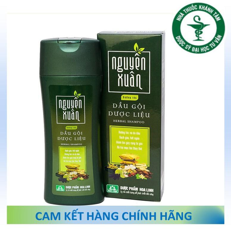 ! ! Dầu gội - Dầu xả dược liệu Nguyên Xuân Hoa Linh [Nâu - Xanh - Vàng]