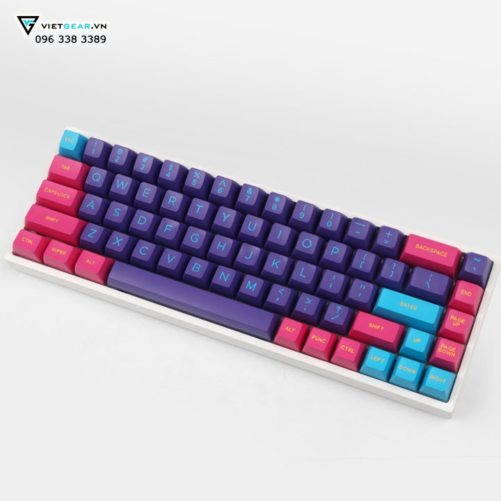 [Mã SKAMSALE03 giảm 10% đơn 200k] Bộ nút bàn phím SA Domikey CyberPunk nhựa ABS in 2 lớp