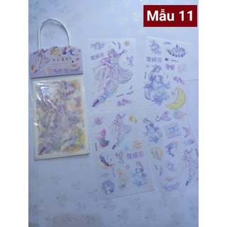 🔹 Sticker Hình Dán Xấp 4 Tấm