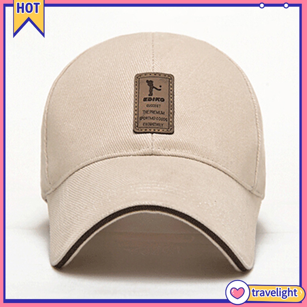 [Travelight] Mũ lưỡi trai cotton chống tia uv thiết kế thời trang phong cách mùa hè cho nam