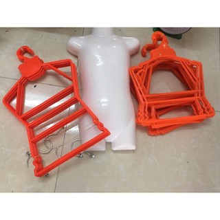 Combo 5 Máng Treo Trẻ Em, 10 Móc Bộ Bé và 10 Móc Bộ To Treo Quần Áo TRẺ EM