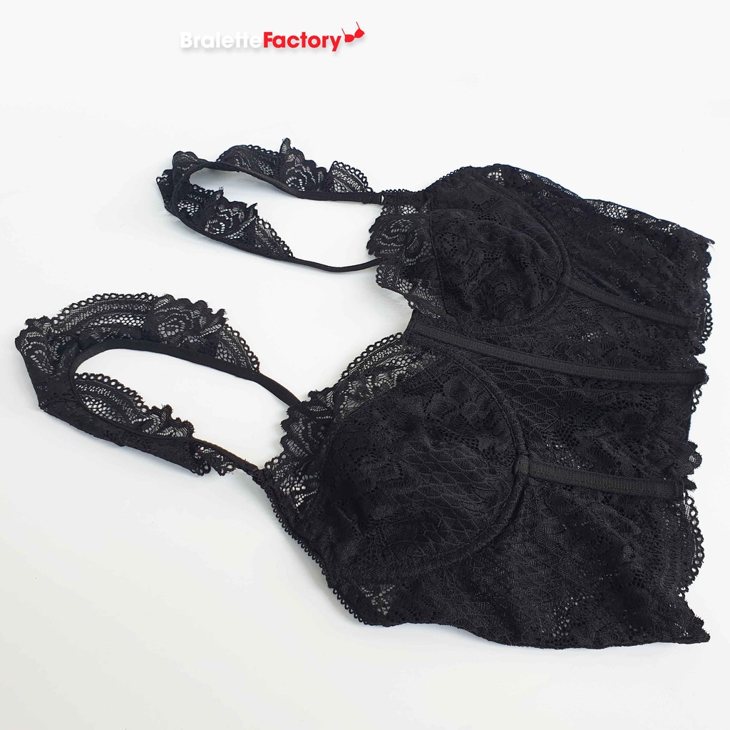 [Tặng mã 30k] Áo lót croptop BraletteFactory, áo lót ren mỏng sexy có gọng, mút lót, bralette hàng thiết kế [mẫu N04] | BigBuy360 - bigbuy360.vn