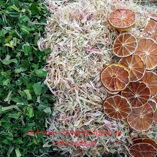 100G Trà Sả Chanh Dứa HSD : 12/3/2020