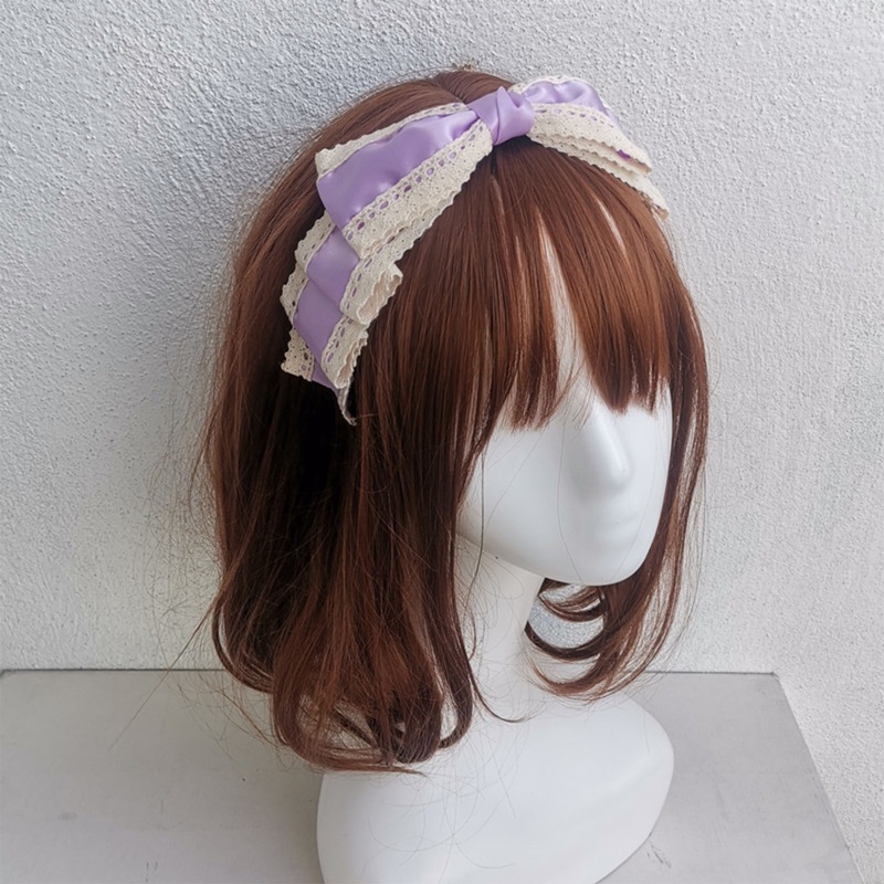 Băng Đô Nơ Ren Phong Cách Lolita Nhật Bản Dành Cho Bạn Bè Bi