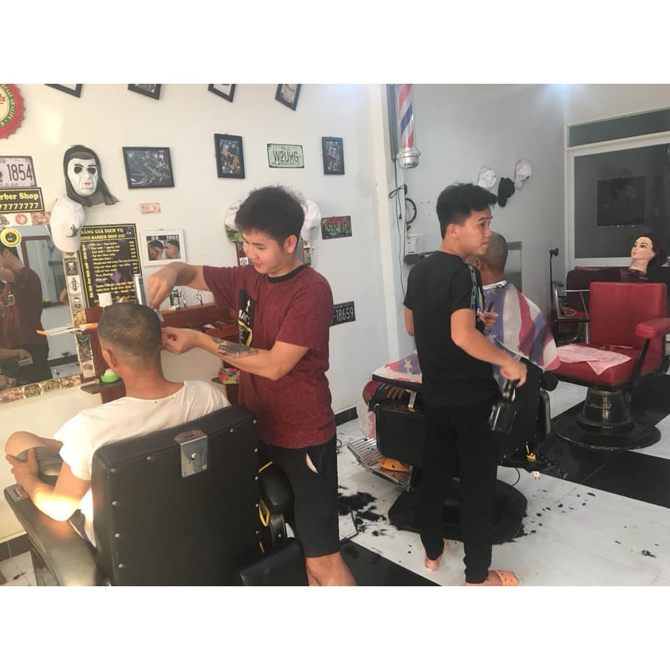 [9 BỘ ] Tranh Trang Trí Salon Tóc - Tranh Barber Shop