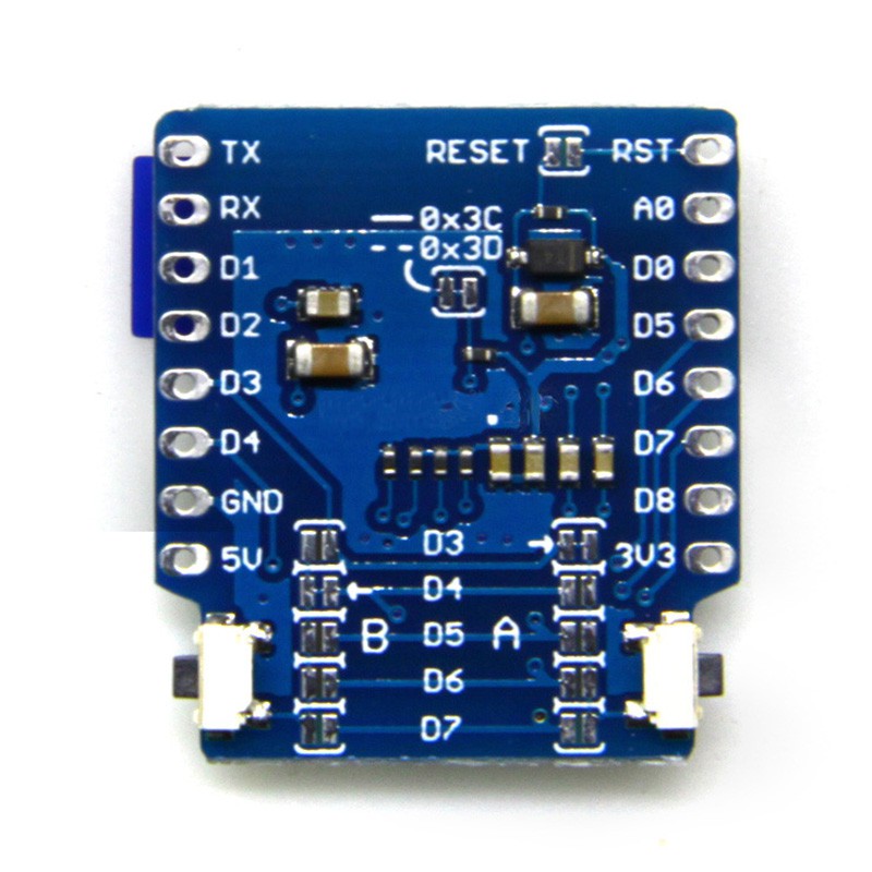 Mô Đun Hai Nút Bấm Mini D1 V2.0.0 0.66 inch 64X48 IIC I2C