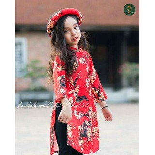 Sales áo dài bé gái size 4 chỉ 150k