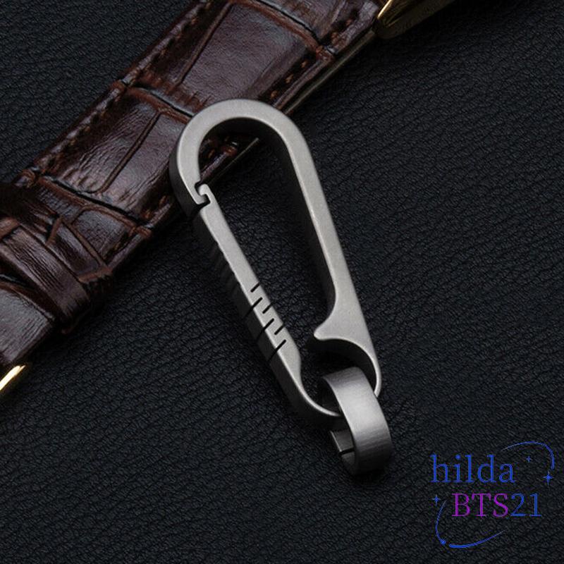 Móc Chìa Khóa Xe Hơi Bằng Hợp Kim Titan Rộng 55mm 18mm Tiện Dụng Cho Nam